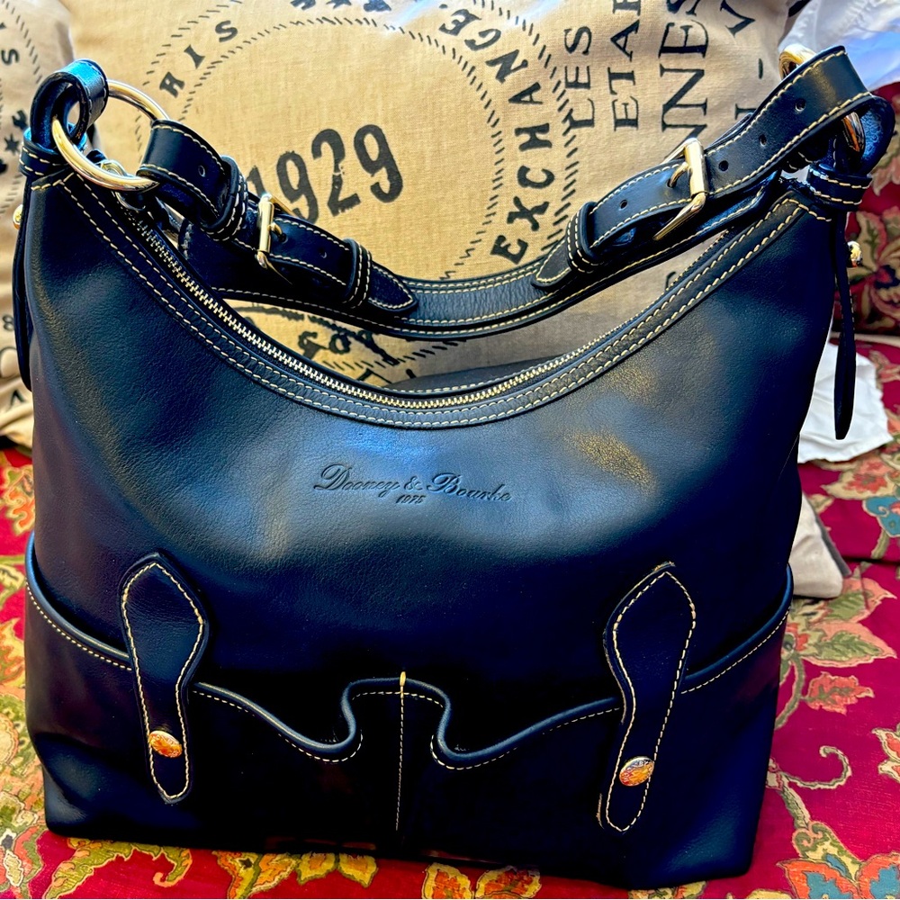 Dooney and Bourke vachetta Florentine leather shoulder bag